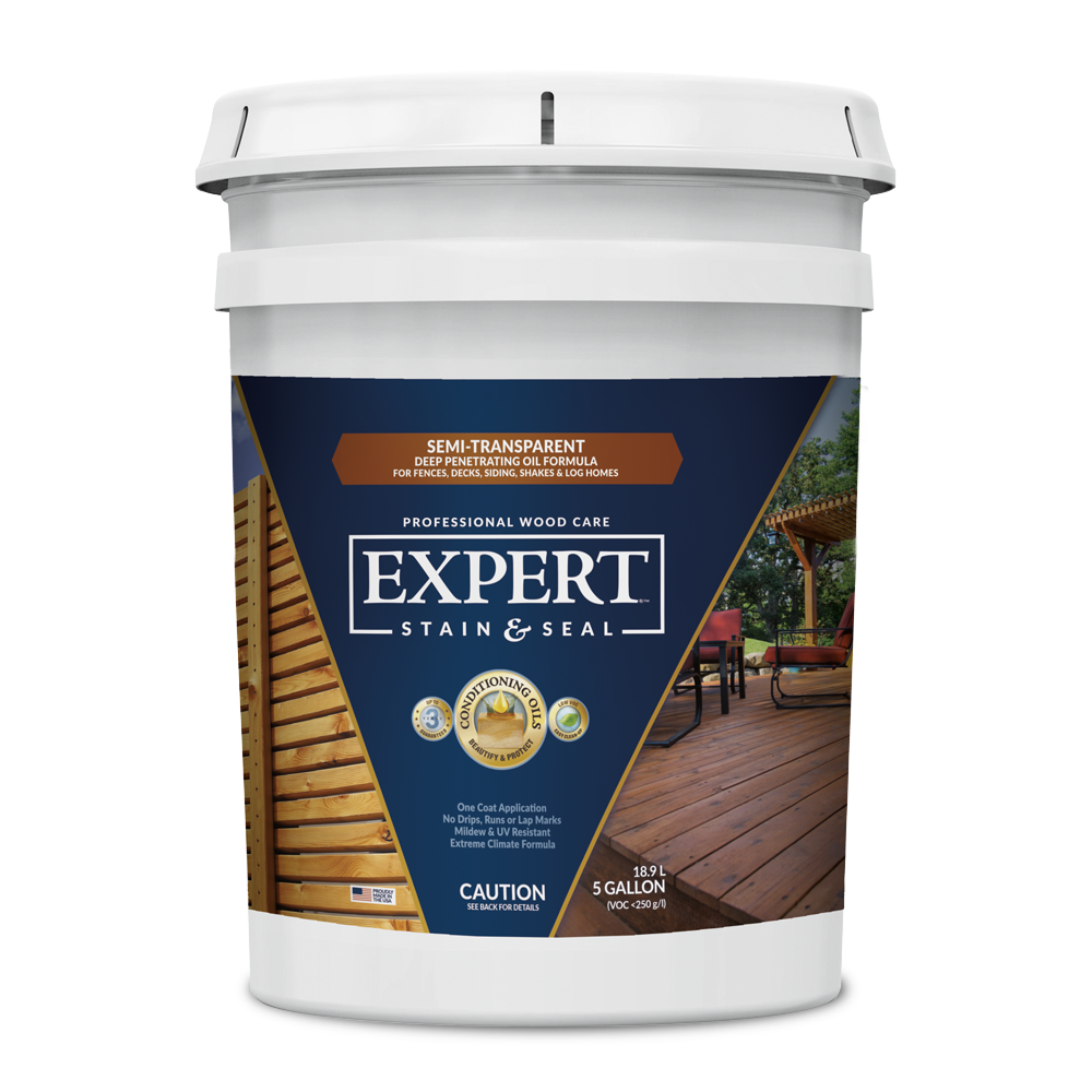 EXPERT Stain & Seal  Semi-Transparent Wood Stain & Sealer