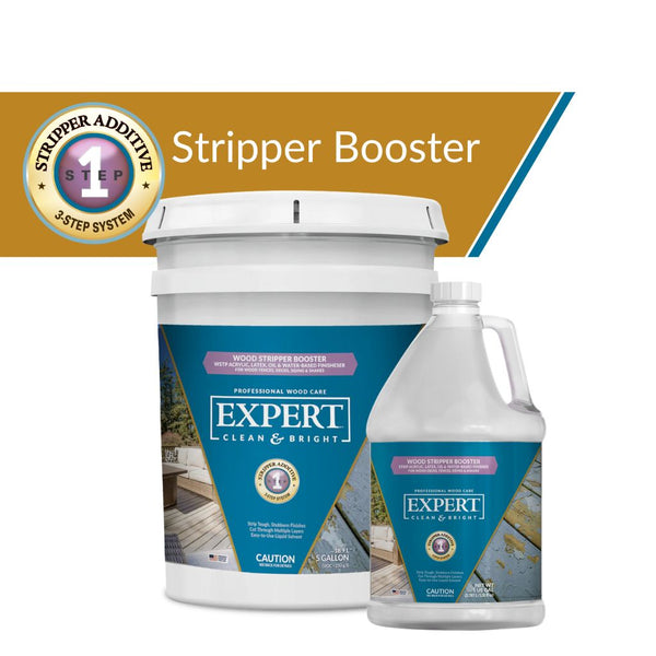 EXPERT Clean & Bright | Wood Stripper Booster: "Butyl Boost" 100% Butyl Cellosolve - Stain & Seal Experts Store