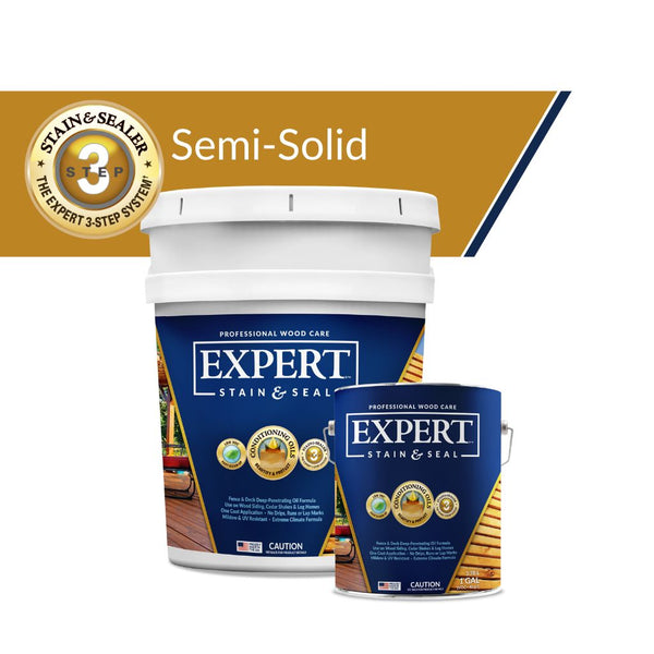 EXPERT Stain & Seal | Semi-Solid Wood Stain & Sealer - Stain & Seal Experts Store