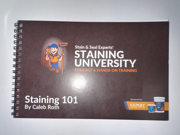Staining 101 Book - Stain & Seal Experts Store