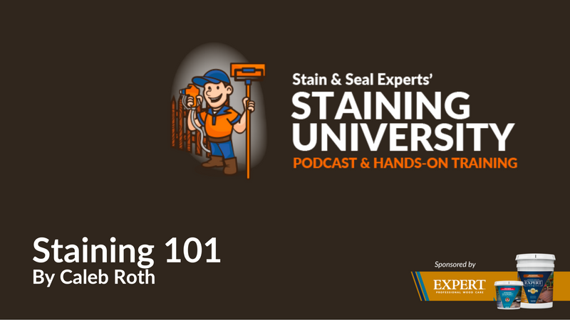 Staining 101 Digital Copy (.pdf) - Stain & Seal Experts Store